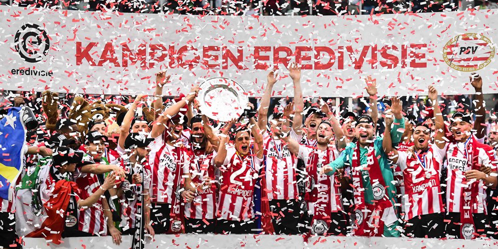 Bungkam Ajax, PSV Eindhoven Kampiun Eredivisie 2017-18