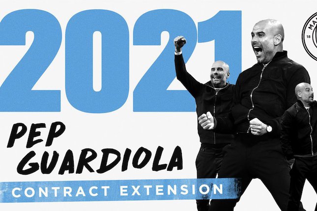 Guardiola Resmi Perpanjang Kontrak Di Man City Hingga 2021 - Bola.net