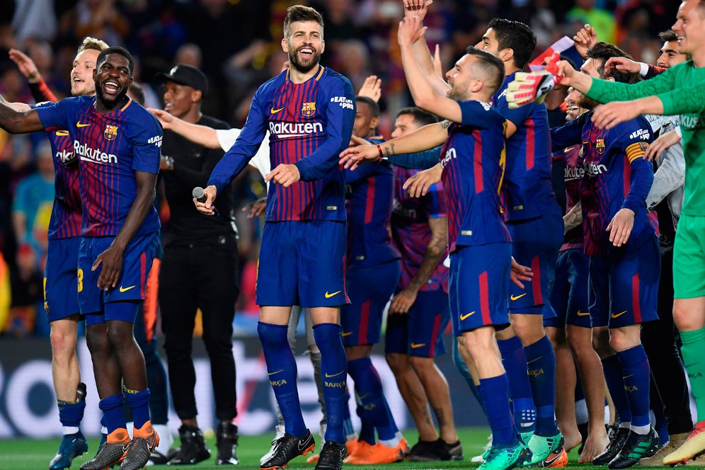 Madrid Tak Mau, Barca Bikin Guard of Honour Sendiri