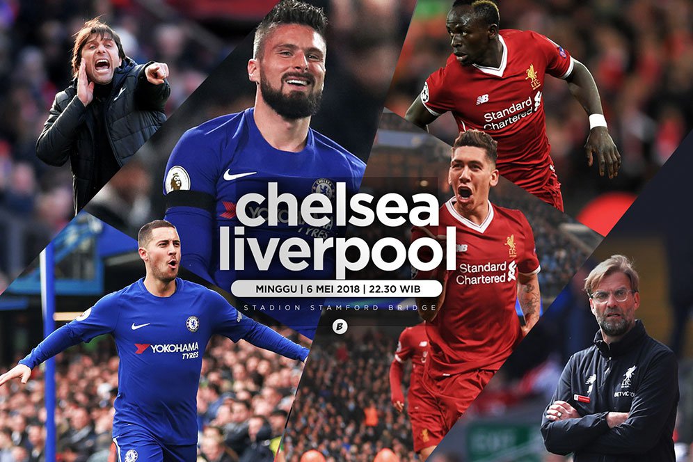 Data dan Fakta Premier League: Chelsea vs Liverpool