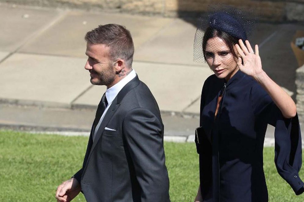 Jabat Tangan Polisi, Beckham Dibanjiri Pujian di Acara Royal Wedding Jabat Tangan Polisi, Beckham Dibanjiri Pujian di Acara Royal Wedding