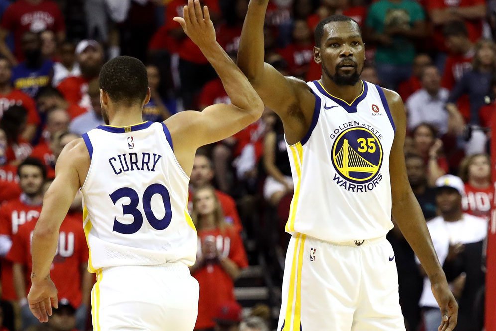 Kevin Durant Menggila, Warriors Bekuk Rockets di Game 1