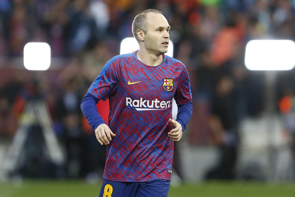 Iniesta 100 Persen Yakin Bisa Lihat Barcelona Juara Liga Champions Musim Ini