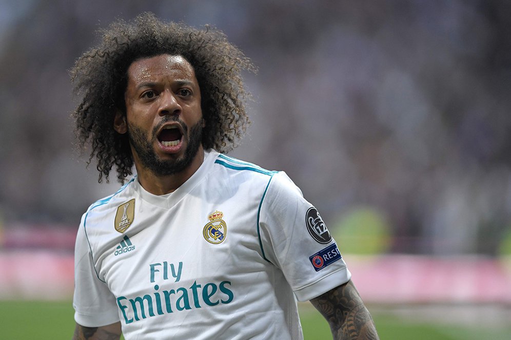 Senangnya Bukan Main! Gagalkan Peluang Messi, Marcelo Selebrasi Layaknya Baru Cetak Gol