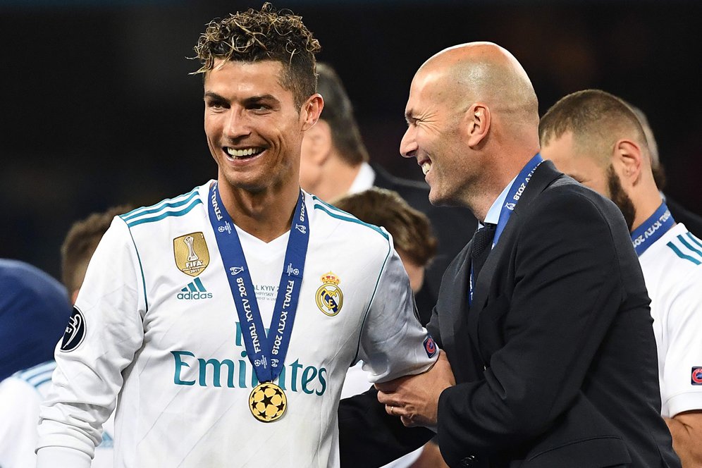 Kata Zidane pada Ronaldo: Tak Ada yang Bisa Menggantikan Dirimu