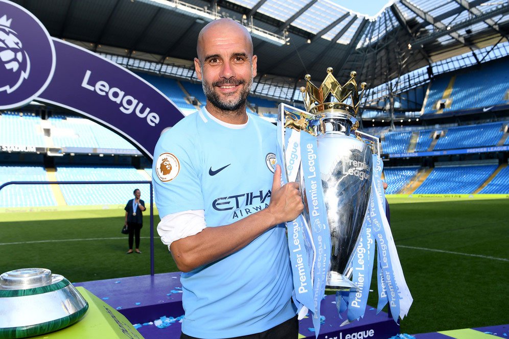 Guardiola Terpilih Sebagai Manajer Terbaik Premier League 2017-18