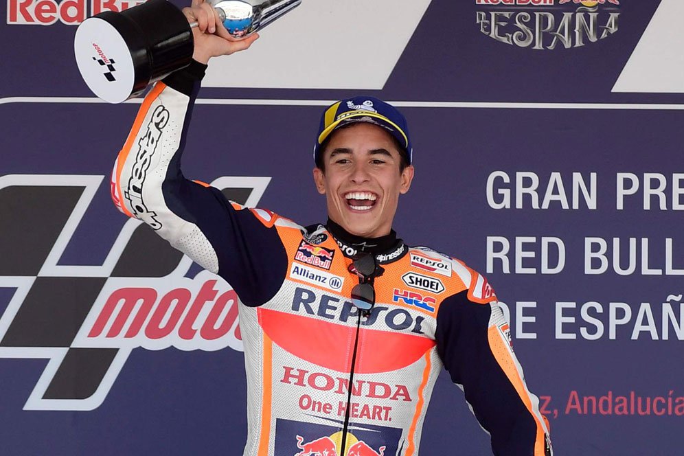 Marquez Kaget Sempat Sengit Lawan Lorenzo di Jerez