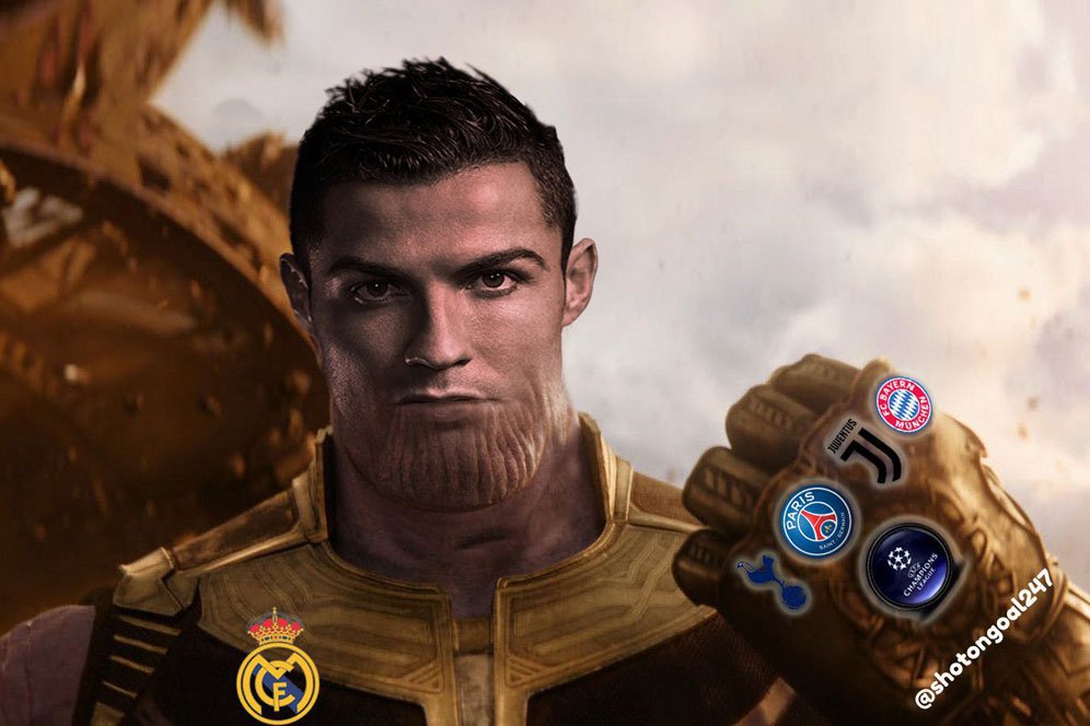 Thanos dan Meme Kocak Kesaktian Real Madrid di Liga Champions Thanos dan Meme Kocak Kesaktian Real Madrid di Liga Champions