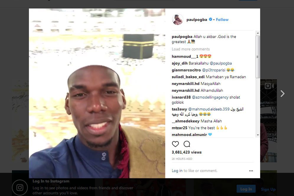 Jelang ke Piala Dunia, Paul Pogba Ibadah Umrah
