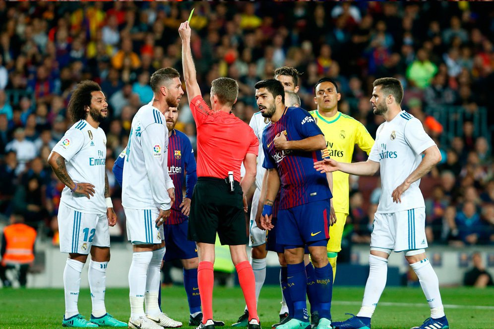 Zidane Tolak Berkomentar Soal Wasit Barcelona vs Real Madrid