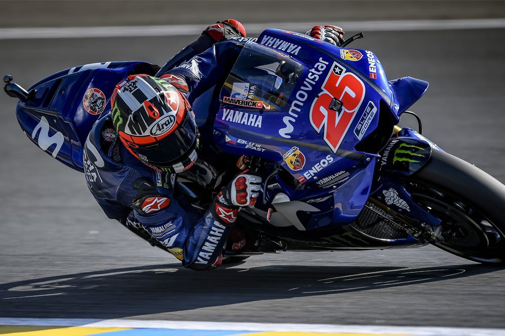 Vinales Tercepat di Hari Kedua Uji Coba MotoGP Catalunya