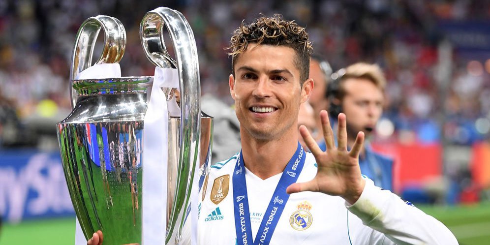 Paduka Cristiano Ronaldo Sang Raja Liga Champions 5 Trofi 128 Gol Dan Capaian Istimewa Lainnya Bola Net