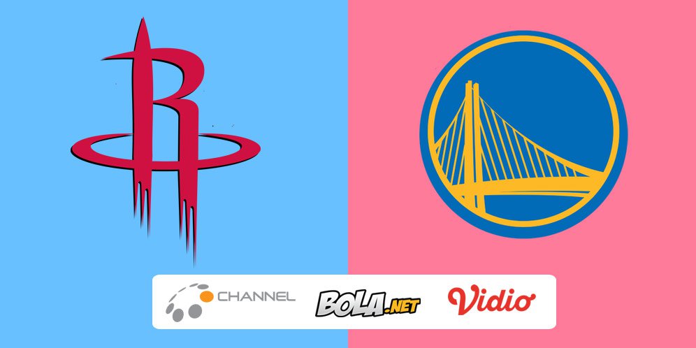 Saksikan Live Streaming Final Wilayah Barat NBA 2018: Rockets vs Warriors - Game 4