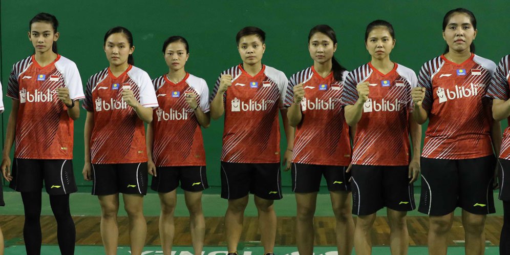 Jadwal Piala Uber 2018: Indonesia vs Malaysia - Grup D