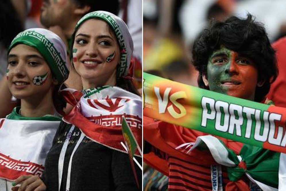 FOTO FANS: Iran vs Portugal