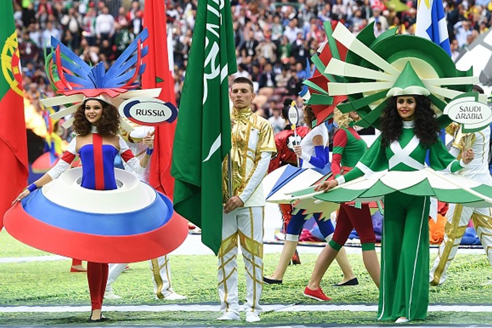 FOTO: Meriahnya Pembukaan Piala Dunia 2018 FOTO: Meriahnya Pembukaan Piala Dunia 2018