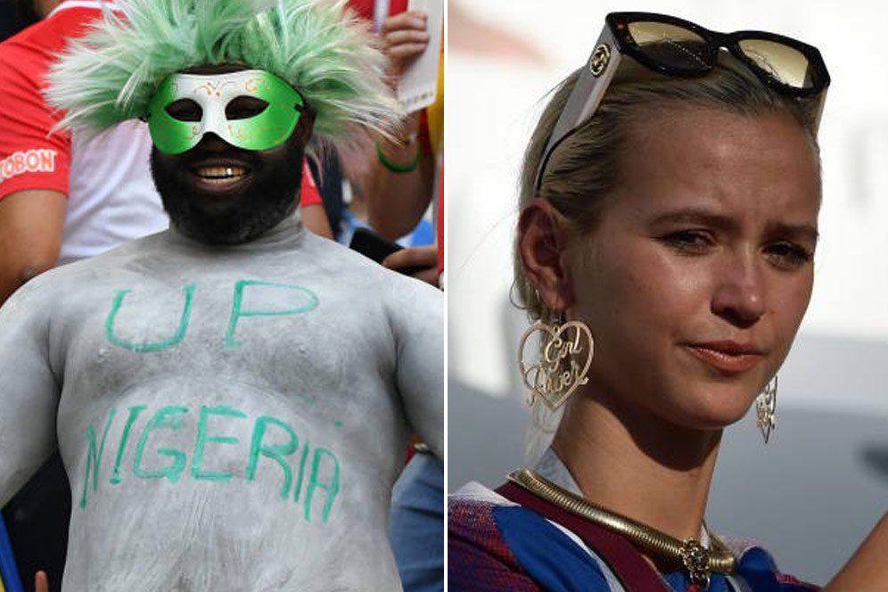 FOTO FANS: Nigeria vs Islandia FOTO FANS: Nigeria vs Islandia