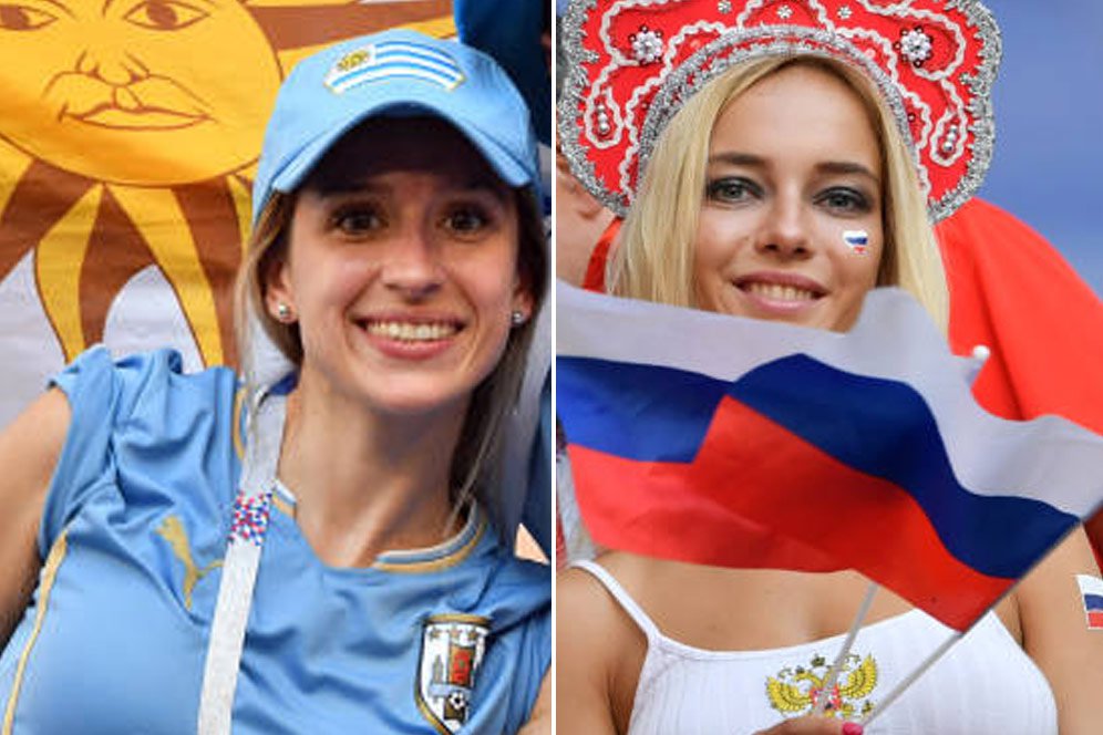 FOTO FANS: Uruguay vs Rusia FOTO FANS: Uruguay vs Rusia