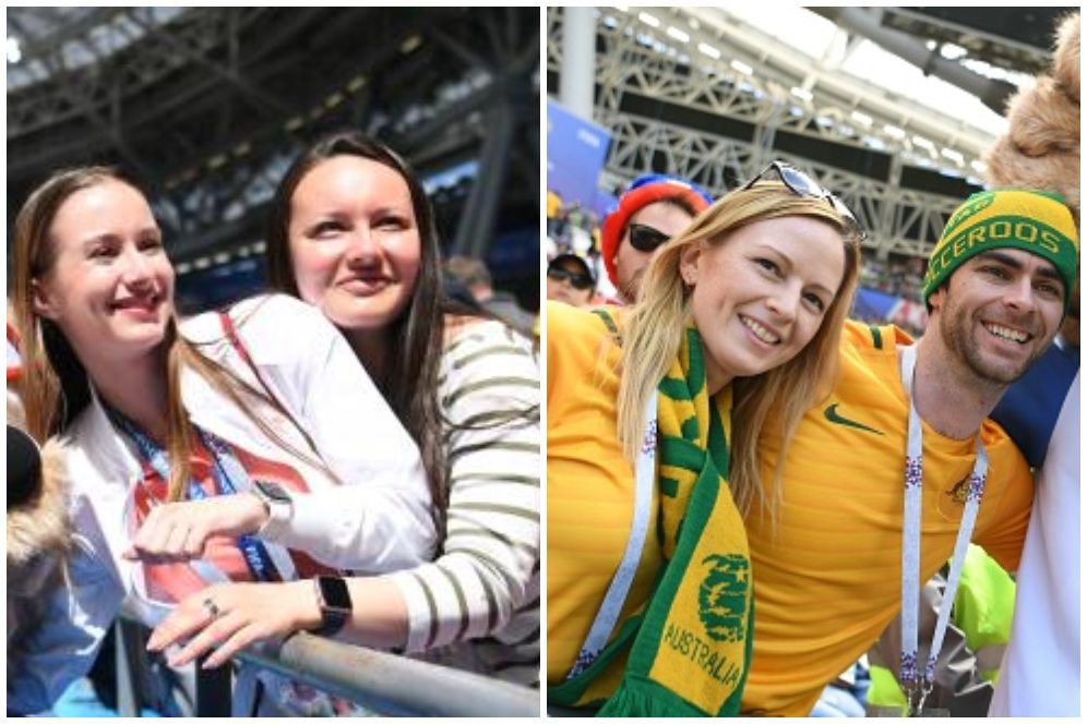 FOTO FANS: Prancis vs Australia