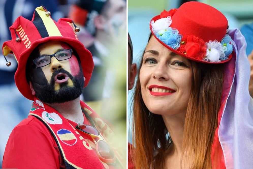 FOTO FANS: Belgia vs Panama