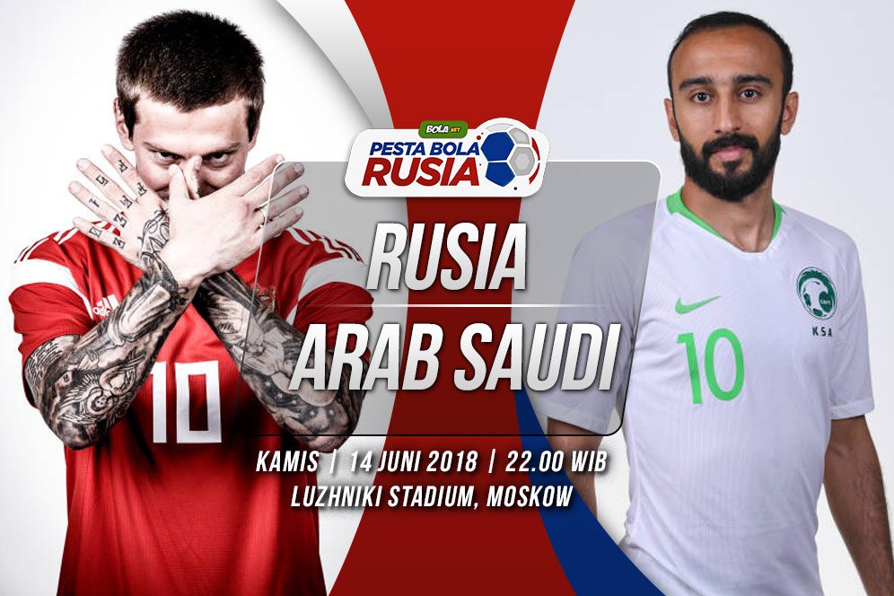 Prediksi Rusia vs Arab Saudi 14 Juni 2018 Prediksi Rusia vs Arab Saudi 14 Juni 2018