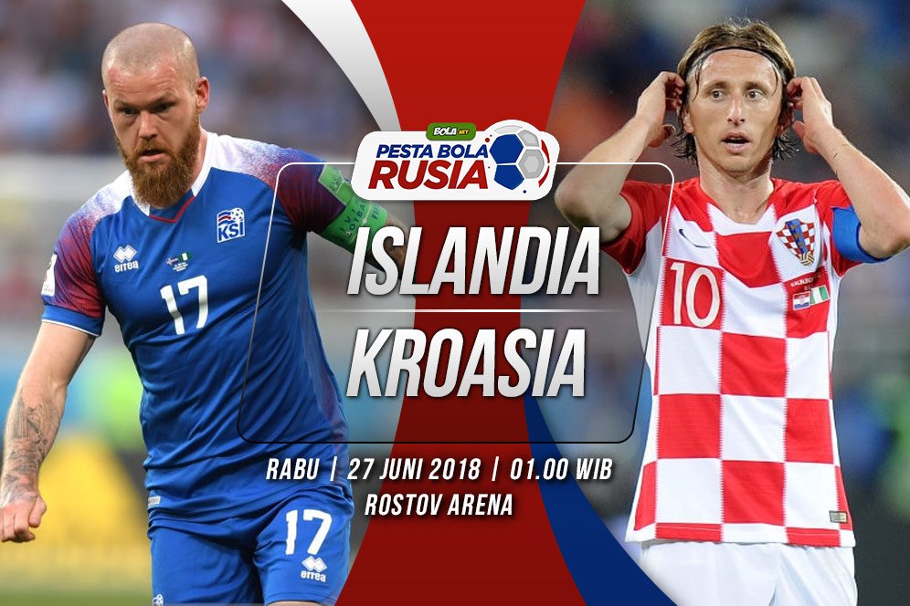 Prediksi Islandia vs Kroasia 27 Juni 2018