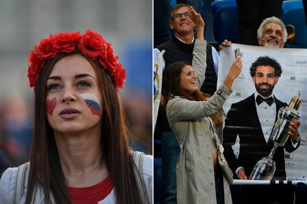 FOTO FANS: Rusia vs Mesir