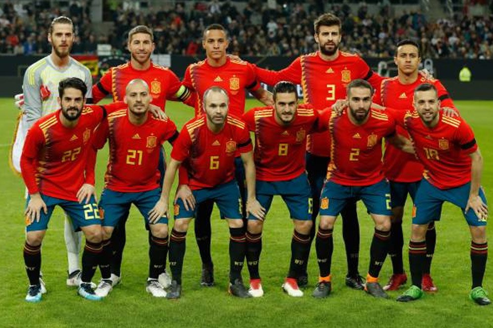 Perkiraan Formasi Tim Piala Dunia 2018: Spanyol