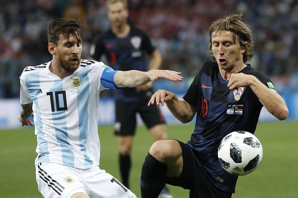 Simpati Modric Untuk Messi