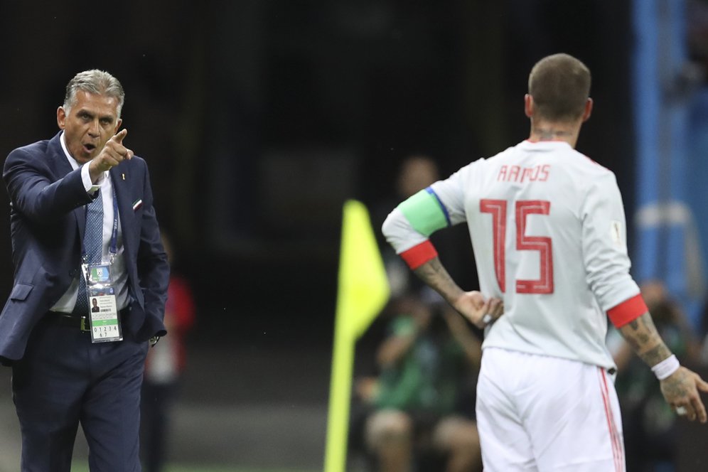 Carvajal dan Pelatih Iran Saling Ejek Soal Diving Carvajal dan Pelatih Iran Saling Ejek Soal Diving