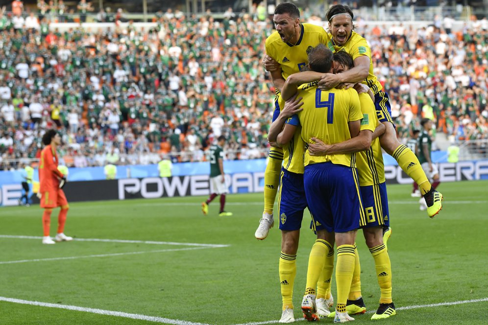 Hasil Pertandingan Meksiko vs Swedia: Skor 0-3