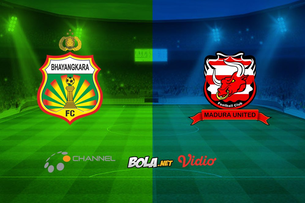 Saksikan Live Streaming Liga 1 di O Channel: Bhayangkara FC vs Madura United