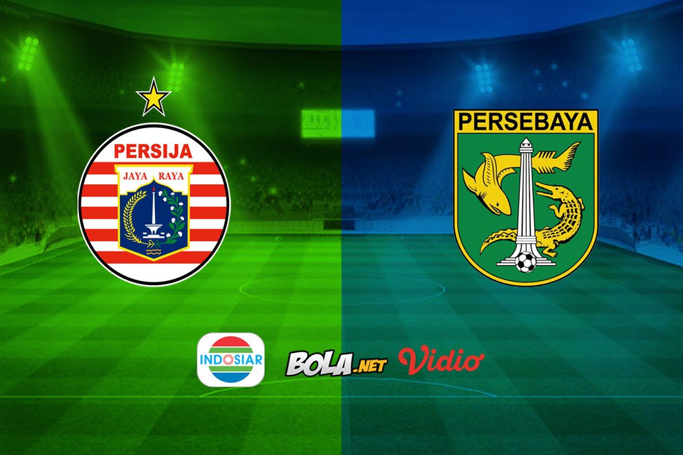 Saksikan Live Streaming Liga 1 di Indosiar: Persija Jakarta vs Persebaya Surabaya