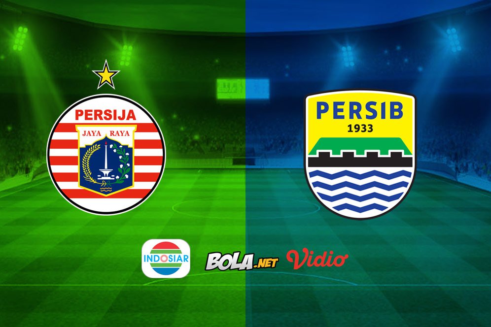 Saksikan Live Streaming Liga 1 di Indosiar: Persija Jakarta vs Persib Bandung