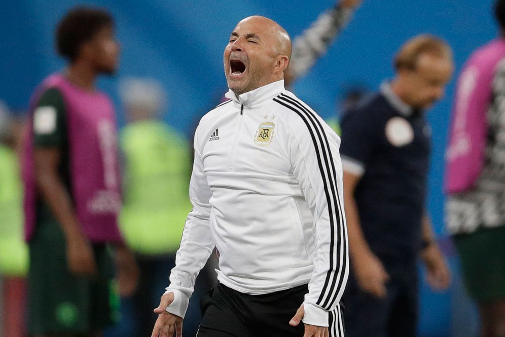 Argentina Gagal Total di Piala Dunia 2018, Sampaoli Tak Menyesal Argentina Gagal Total di Piala Dunia 2018, Sampaoli Tak Menyesal