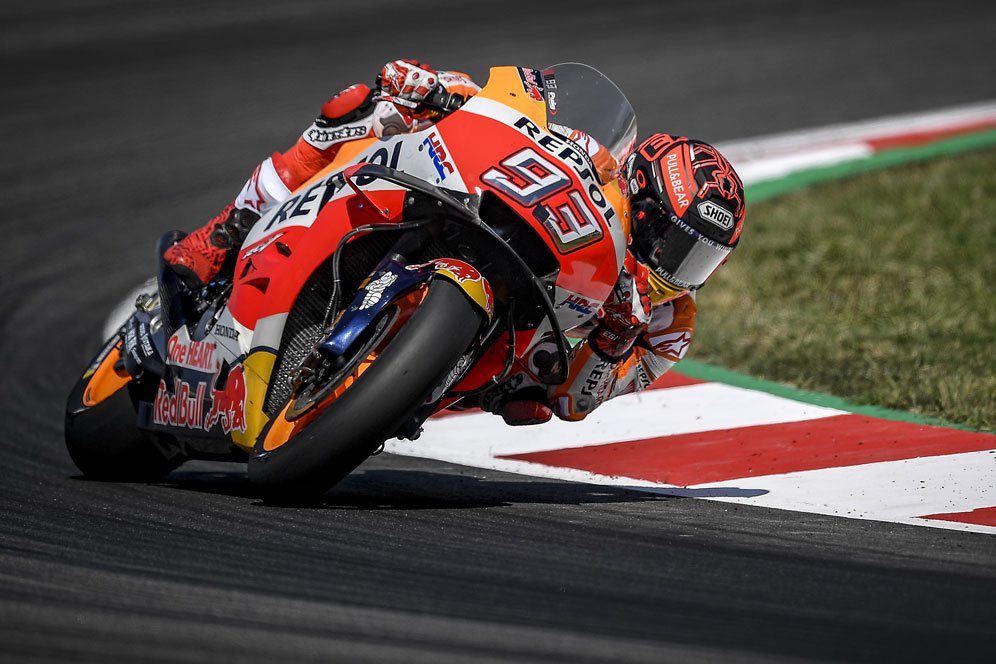 Hasil Uji Coba MotoGP Catalunya 2018: Marquez Terdepan