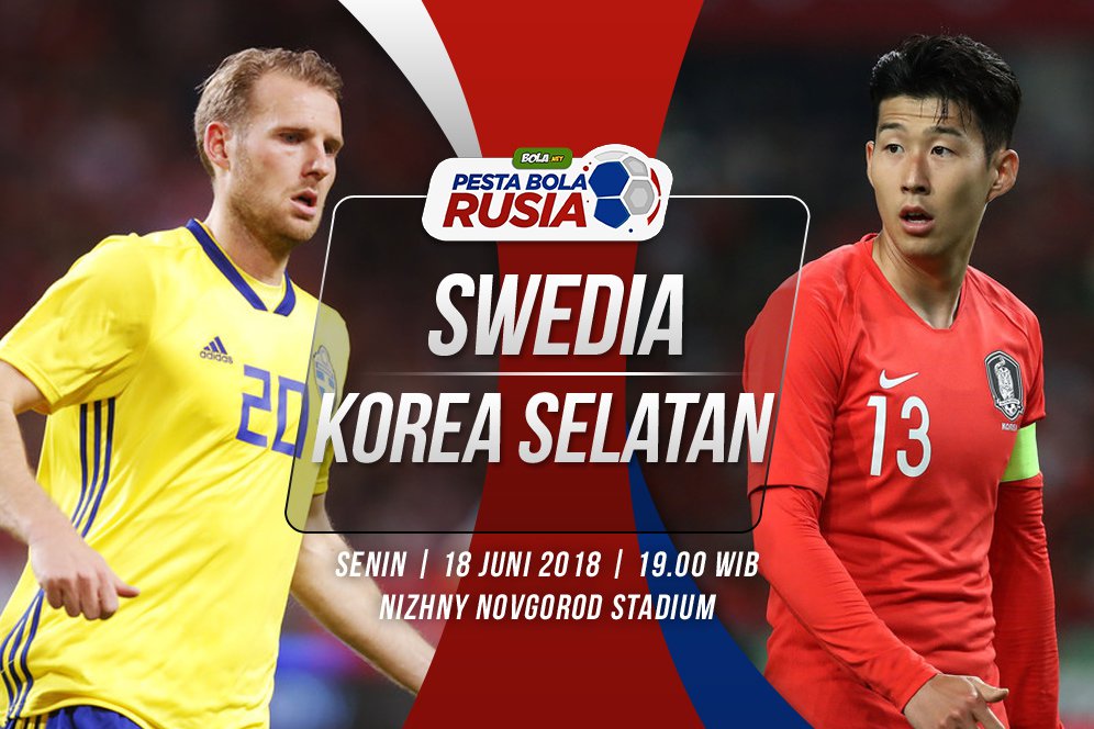 Prediksi Swedia vs Korea Selatan 18 Juni 2018