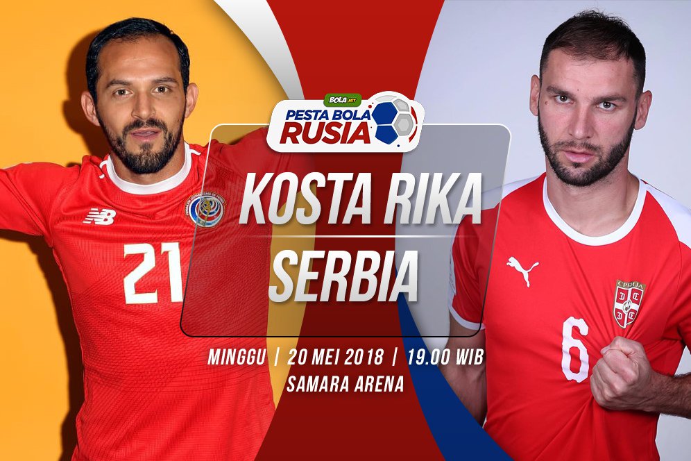 Prediksi Kosta Rika vs Serbia 17 Juni 2018