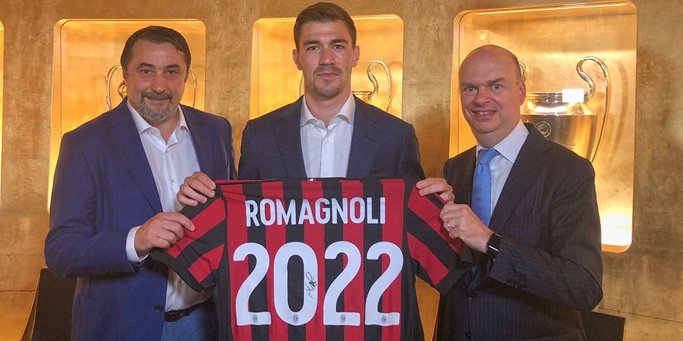 Ditaksir Juve, Milan Resmi Perpanjang Kontrak Romagnoli