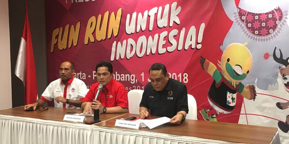 Gelar Fun Run, KOI Ingin Semarakkan Asian Games di Jakarta dan Palembang