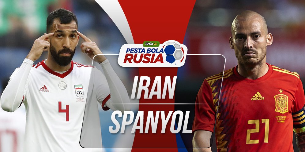 Prediksi Iran vs Spanyol 21 Juni 2018
