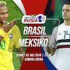 Fakta-fakta Menarik Laga Brasil vs Meksiko di Babak 16 Besar Piala Dunia 2018