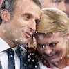 [FOTO]: Mesranya Presiden Prancis dan Kroasia di Final Piala Dunia