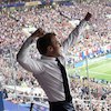 Selebrasi Gila Emmanuel Macron, Presiden Prancis di Final Piala Dunia 2018