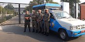 Jelang Asian Games 2018, Trotoar di Kawasan GBK Dijaga Satpol PP Jelang Asian Games 2018, Trotoar di Kawasan GBK Dijaga Satpol PP