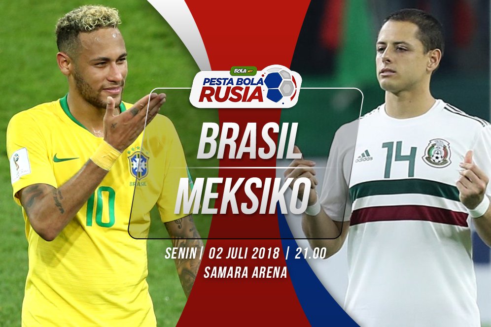 Prediksi Brasil vs Meksiko 2 Juli 2018