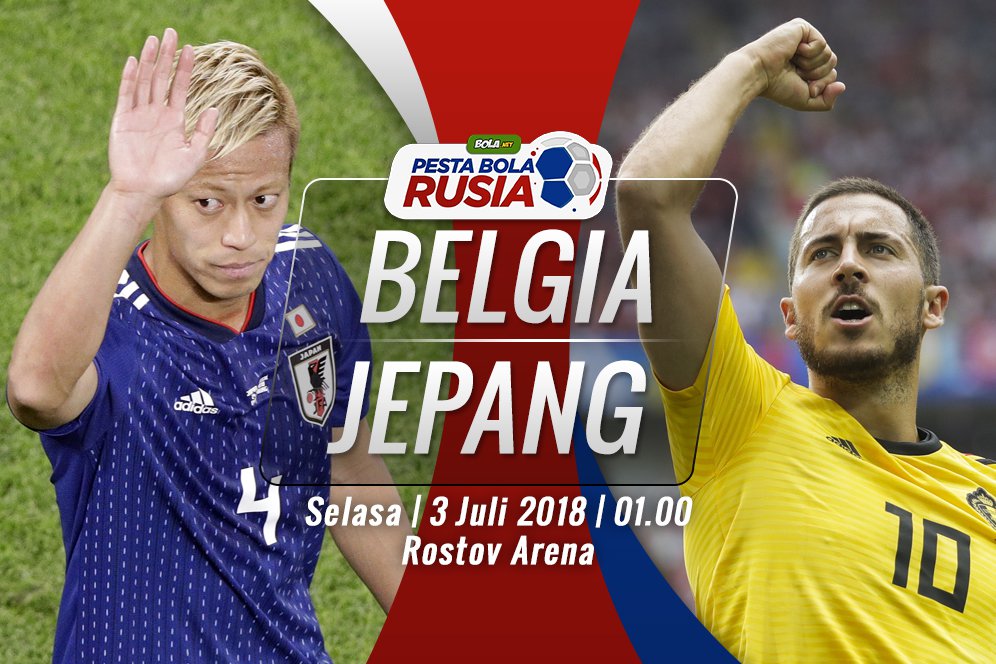 Prediksi Belgia vs Jepang 3 Juli 2018