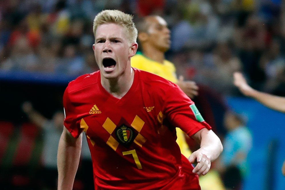 Kevin De Bruyne, Penghancur Mimpi Brasil di Piala Dunia 2018