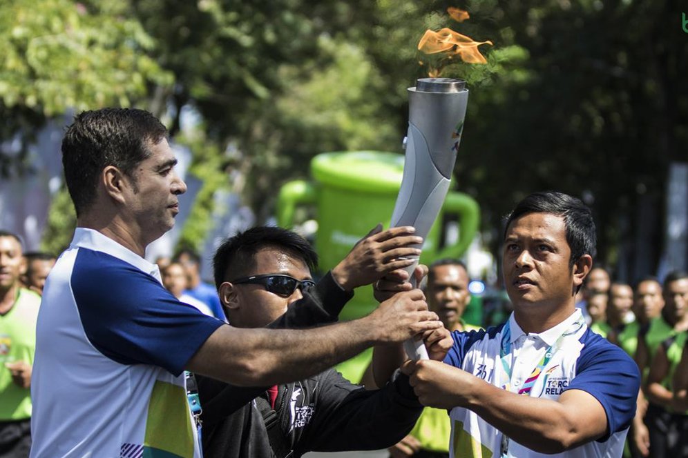Terlibat di Pawai Obor Asian Games, Ade Rai dan Pascal Wilmar Bangga Terlibat di Pawai Obor Asian Games, Ade Rai dan Pascal Wilmar Bangga