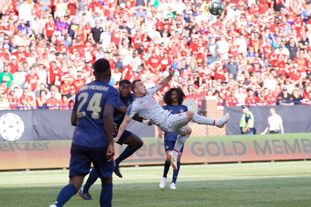 Shaqiri Bikin Gol Salto, Klopp: Itu Tidak Normal Shaqiri Bikin Gol Salto, Klopp: Itu Tidak Normal